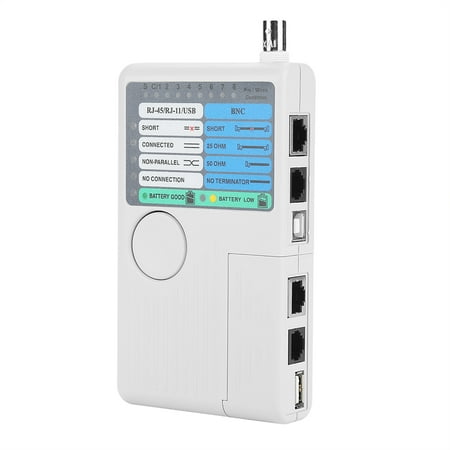 Low Battery Indicator LEDs Indicate Network Tester Kit Network Cable For UTP STP Cables
Low Battery Indicator LEDs Indicate Network Tester Kit Network Cable For UTP STP Cables