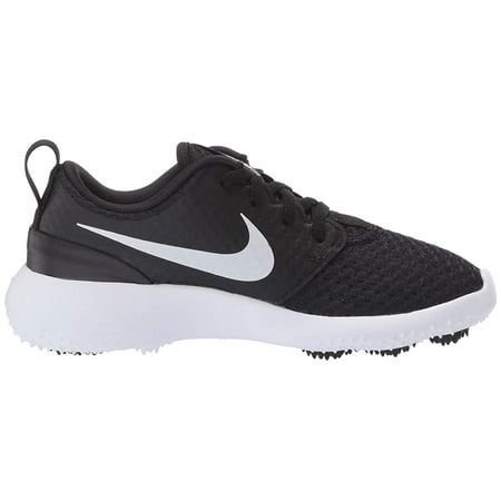 Nike Golf Roshe G (Little Kid/Big Kid) Black/Metallic White/White