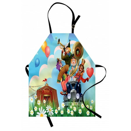 Circus Apron Clowns Vintage Car Circus Big top Daisies Flowers Heart in Meadow Fun Design Art Unisex Kitchen Bib Apron with Adjustable Neck for Cooking Baking Gardening Multicolor by Ambesonne
Circus Apron Clowns Vintage Car Circus Big top Daisies Flowers Heart in Meadow Fun Design Art Unisex Kitchen Bib Apron with Adjustable Neck for Cooking Baking Gardening Multicolor by Ambesonne