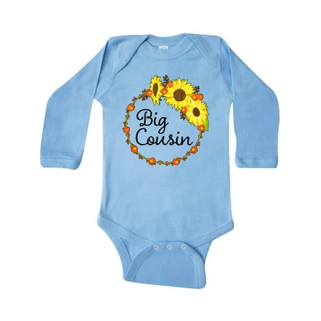 Inktastic Big Cousin Sunflower Wreath Gift Baby Boy or Baby Girl Long Sleeve Bodysuit
Inktastic Big Cousin Sunflower Wreath Gift Baby Boy or Baby Girl Long Sleeve Bodysuit