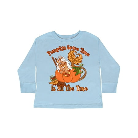 Inktastic Pumpkin Spice Time is All the Time with Mermaid in Pumpkin Gift Toddler Boy or Toddler Girl Long Sleeve T-Shirt 
Inktastic Pumpkin Spice Time is All the Time with Mermaid in Pumpkin Gift Toddler Boy or Toddler Girl Long Sleeve T-Shirt