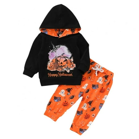 Infant Baby Girl Boy Pants Set Halloween Letter Pumpkin Print Long Sleeve Hoodie Tops High Waist Pants
Infant Baby Girl Boy Pants Set Halloween Letter Pumpkin Print Long Sleeve Hoodie Tops High Waist Pants