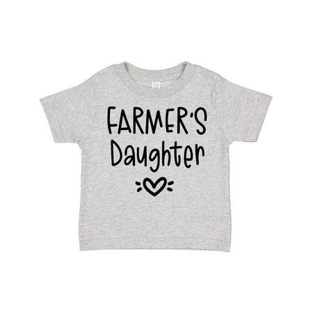 Inktastic Farmer s Daughter Heart Design Gift Toddler Toddler Girl T-Shirt