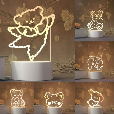 MyBeauty Romantic Cartoon Pattern Bedroom USB 3D Night Light Bedside Lamp Decoration
MyBeauty Romantic Cartoon Pattern Bedroom USB 3D Night Light Bedside Lamp Decoration