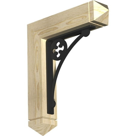 4 W x 20 D x 23 H Crawley Arts & Crafts Ironcrest Rough Sawn Bracket Douglas Fir (1 1/2 W x 12 D x 15 H Iron Bracket)
4 W x 20 D x 23 H Crawley Arts & Crafts Ironcrest Rough Sawn Bracket Douglas Fir (1 1/2 W x 12 D x 15 H Iron Bracket)