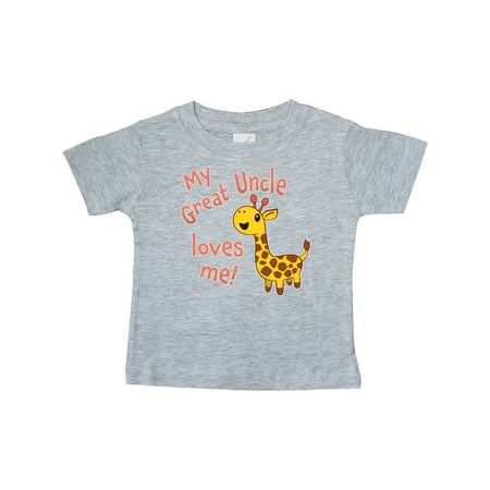 Inktastic My Great Uncle Loves me- cute giraffe Gift Baby Boy or Baby Girl T-Shirt
Inktastic My Great Uncle Loves me- cute giraffe Gift Baby Boy or Baby Girl T-Shirt