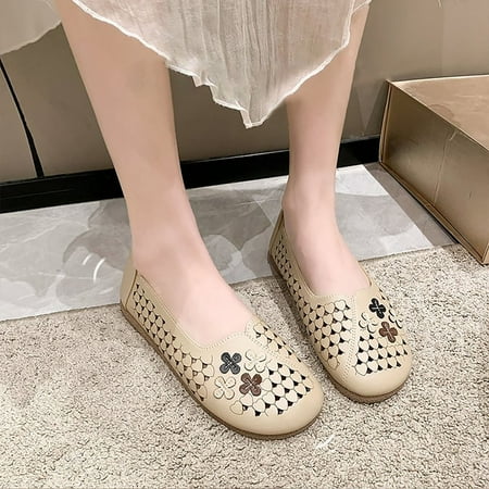Josdec Womens Shoes Clearance Breathable Sandals Summer Closed Toe Flat Heels Sandals Hollowed Out Shoes
Josdec Womens Shoes Clearance Breathable Sandals Summer Closed Toe Flat Heels Sandals Hollowed Out Shoes