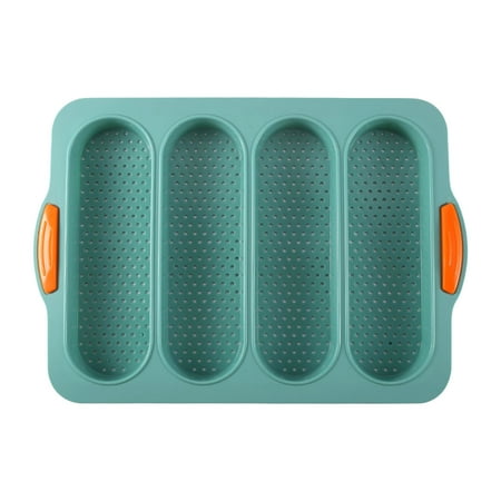 solacol Silicone Loaf Pans for Baking Loaf Pan Set of 1 with Four Buns French Bread Loaf Pan Bread Pan Non-Stick Pan Easy To Release Household Silicone Food Baking Breakfast Romantic Dinner Tool
solacol Silicone Loaf Pans for Baking Loaf Pan Set of 1 with Four Buns French Bread Loaf Pan Bread Pan Non-Stick Pan Easy To Release Household Silicone Food Baking Breakfast Romantic Dinner Tool