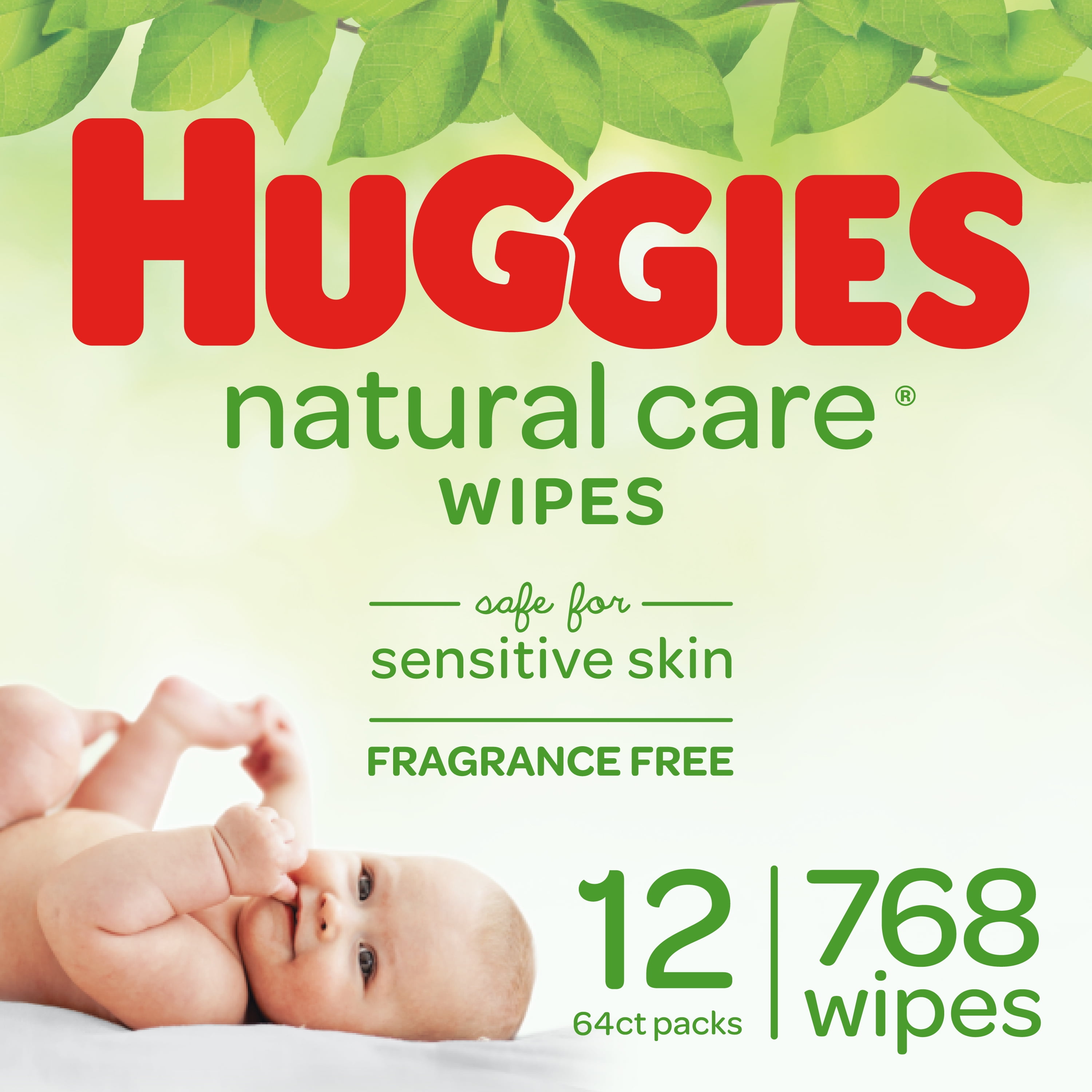 huggies nourish & care baby wipes
