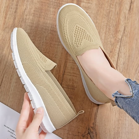 Cathalem Women Comfortable Fashion Casual Breathable Lightweight Solid Color Autumn And Sneaker Booties for Women with Heel Khaki 7
Cathalem Women Comfortable Fashion Casual Breathable Lightweight Solid Color Autumn And Sneaker Booties for Women with Heel Khaki 7