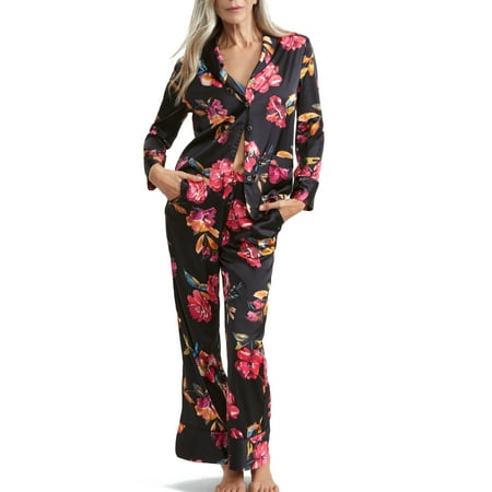 Bare Womens The Elegant Satin Pajama Set Style-BN-2090