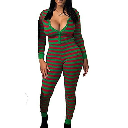 Sunisery Women Romper Long Sleeve One-Piece Bodysuit Deep V Neck Pattern Jumpsuit Bodycon Pajamas
Sunisery Women Romper Long Sleeve One-Piece Bodysuit Deep V Neck Pattern Jumpsuit Bodycon Pajamas