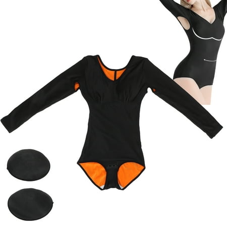 Tebru ACOUTO Lined Long Sleeve Bodysuit Women Body Shapewear Butt Lifting Slimming Tummy Control Keep Warming Bottoming One Piece Underwear Black
Tebru ACOUTO Lined Long Sleeve Bodysuit Women Body Shapewear Butt Lifting Slimming Tummy Control Keep Warming Bottoming One Piece Underwear Black
