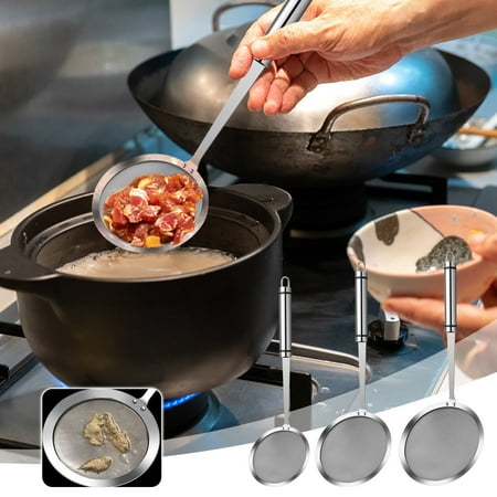 Tanwpn Stainless Steel Oil Scoop Oil Separator Filter Scoop Oil Residue Oil Fine Mesh Screen
Tanwpn Stainless Steel Oil Scoop Oil Separator Filter Scoop Oil Residue Oil Fine Mesh Screen