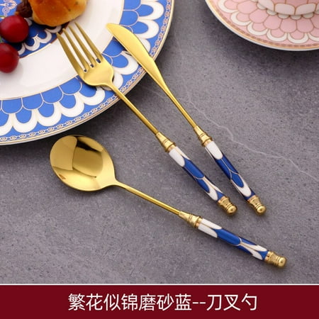 High Quality Classic Gold Cutlery Set Designer Luxury Kitchen Knife Fork Spoons Portable Food Picnic Western Talheres Dinnerware
High Quality Classic Gold Cutlery Set Designer Luxury Kitchen Knife Fork Spoons Portable Food Picnic Western Talheres Dinnerware