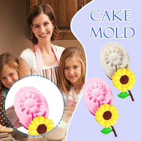 Yedhsi Sunflower Molds Silicone Mold Decoration Tool For Kids Adult Fondant Candy Cake Mould
Yedhsi Sunflower Molds Silicone Mold Decoration Tool For Kids Adult Fondant Candy Cake Mould