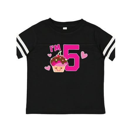 Inktastic I m 5 with Cute Cupcake and Hearts Gift Toddler Toddler Girl T-Shirt
Inktastic I m 5 with Cute Cupcake and Hearts Gift Toddler Toddler Girl T-Shirt