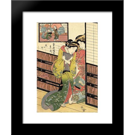 Yoshiwara 20x24 Framed Art Print by Utagawa Kunisada