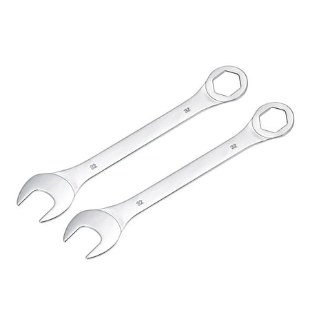 Uxcell Thin 6-Point Combination Wrench Metric Mirror-Chrome Plated High Carbon Steel 32mm 2 Pack
Uxcell Thin 6-Point Combination Wrench Metric Mirror-Chrome Plated High Carbon Steel 32mm 2 Pack