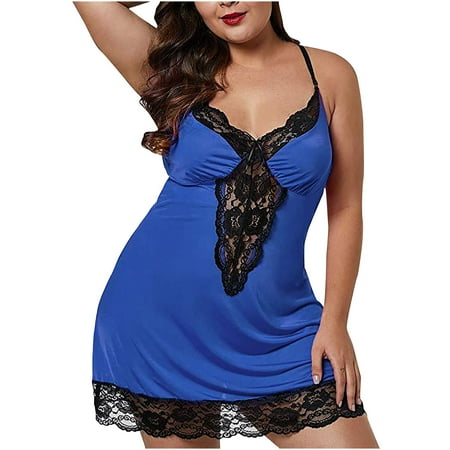 Leesechin Womens Sleepwear Lace Sexy Plus Size Shorts Pajama Suspender Suit Solid Dress on Clearance
Leesechin Womens Sleepwear Lace Sexy Plus Size Shorts Pajama Suspender Suit Solid Dress on Clearance
