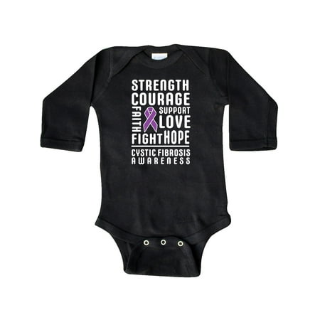 Inktastic Cystic Fibrosis Awareness Strength Courage Support Gift Baby Boy or Baby Girl Long Sleeve Bodysuit
Inktastic Cystic Fibrosis Awareness Strength Courage Support Gift Baby Boy or Baby Girl Long Sleeve Bodysuit