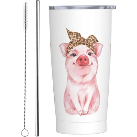 Cute Pink Pig Tumbler with Lid and Straw 20 oz Insulated Tumbler Cup Coffee Mug 18/8 Stainless Steel Travel Mug Water Bottle
Cute Pink Pig Tumbler with Lid and Straw 20 oz Insulated Tumbler Cup Coffee Mug 18/8 Stainless Steel Travel Mug Water Bottle