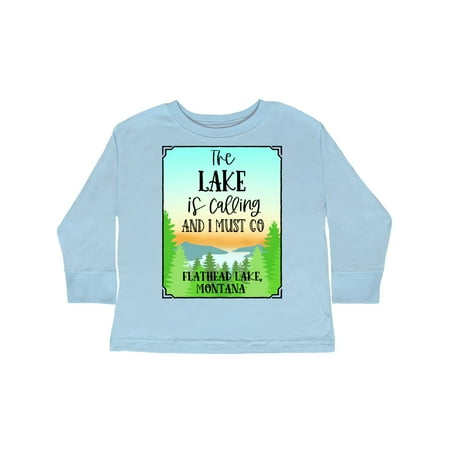 Inktastic The Lake is Calling and I Must Go Flathead Lake Montana Gift Toddler Boy or Toddler Girl Long Sleeve T-Shirt
Inktastic The Lake is Calling and I Must Go Flathead Lake Montana Gift Toddler Boy or Toddler Girl Long Sleeve T-Shirt