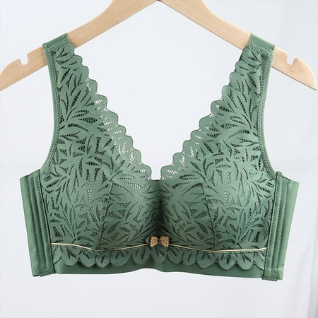 Lolmot Everyday Cotton Bras for Woman Full Coverage Hollow Lace Wireless Bra Adjustable Comfort Sports Bra Solid Color Push Up Bra Underwear
Lolmot Everyday Cotton Bras for Woman Full Coverage Hollow Lace Wireless Bra Adjustable Comfort Sports Bra Solid Color Push Up Bra Underwear