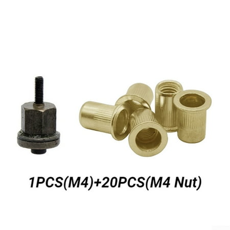 JSSH 21PCS Hand Rivet Nut Head Nut set M3-M12 For Hand Rivet Tool Belt with 20pcs Nut
JSSH 21PCS Hand Rivet Nut Head Nut set M3-M12 For Hand Rivet Tool Belt with 20pcs Nut