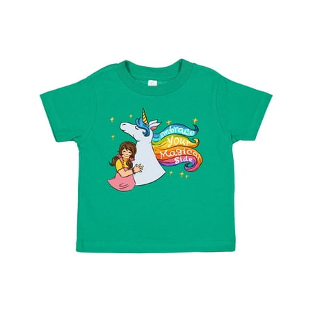 Inktastic Embrace Your Magical Side Girl Hugging a Unicorn Gift Toddler Boy or Toddler Girl T-Shirt
Inktastic Embrace Your Magical Side Girl Hugging a Unicorn Gift Toddler Boy or Toddler Girl T-Shirt