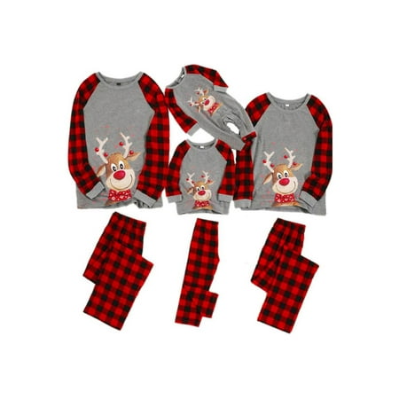 Jkerther Family Christmas Pjs Matching Sets Elk Plaid Jammies for Adults and Kids Holiday Xmas Sleepwear Set
Jkerther Family Christmas Pjs Matching Sets Elk Plaid Jammies for Adults and Kids Holiday Xmas Sleepwear Set