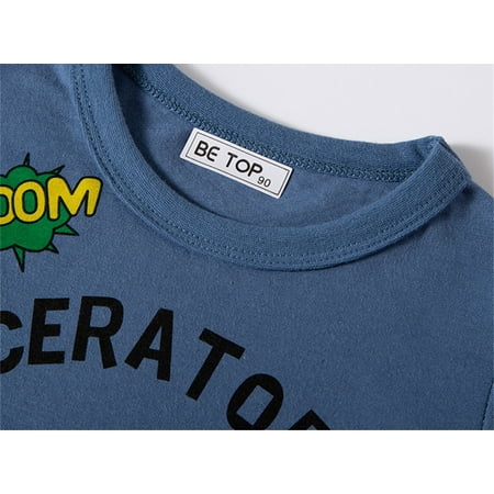 Cathalem Long Boy Toddler Kids Baby Boys Girls Summer Cartoon Dinosaur Short Sleeve Crewneck T Shirts Thermal Undershirts Boys Shirt Blue 3-4 Years
Cathalem Long Boy Toddler Kids Baby Boys Girls Summer Cartoon Dinosaur Short Sleeve Crewneck T Shirts Thermal Undershirts Boys Shirt Blue 3-4 Years