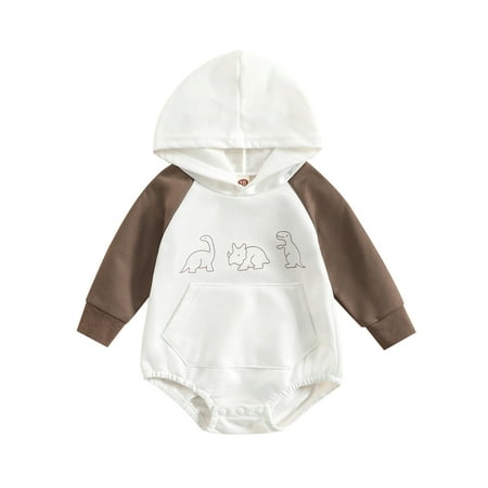 Infant Baby Boy Girl Fall Clothes Hoodie Pullover Sweatshirt Romper Dinosaur Long Sleeve Outfit
Infant Baby Boy Girl Fall Clothes Hoodie Pullover Sweatshirt Romper Dinosaur Long Sleeve Outfit