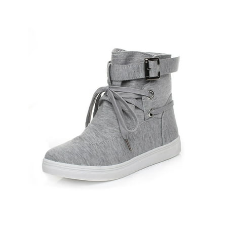 SIMANLAN Womens High Top Canvas Shoes Comfort Fashion Sneakers Casual Shoes Non Slip Shoes for Women Gray 8
SIMANLAN Womens High Top Canvas Shoes Comfort Fashion Sneakers Casual Shoes Non Slip Shoes for Women Gray 8