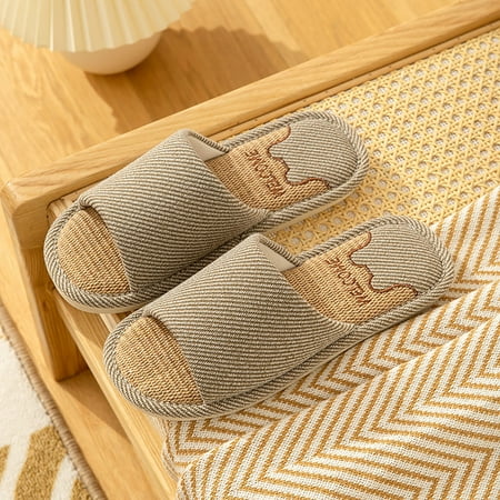 Cathalem Robe Set for Men with Slipper Couple Models Shoes Non Slip Flip Flops Flax Slippers Indoor Bedroom Four Seasons Linen Shoes D 9.5
Cathalem Robe Set for Men with Slipper Couple Models Shoes Non Slip Flip Flops Flax Slippers Indoor Bedroom Four Seasons Linen Shoes D 9.5