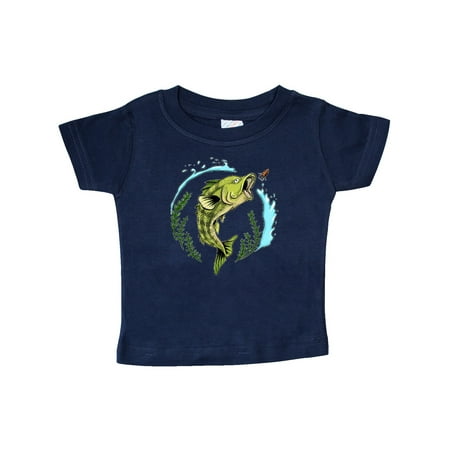 Inktastic Leaping Bass Fish- fishing illustration Gift Baby Boy or Baby Girl T-Shirt 
Inktastic Leaping Bass Fish- fishing illustration Gift Baby Boy or Baby Girl T-Shirt