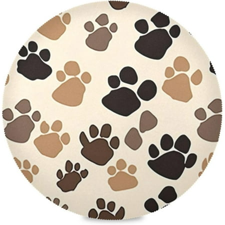 Tangkunup Dog Paws Round Placemats Set of 4 Heat Resistant Washable Polyester Placemats for Kitchen Dining Table Decoration
Tangkunup Dog Paws Round Placemats Set of 4 Heat Resistant Washable Polyester Placemats for Kitchen Dining Table Decoration
