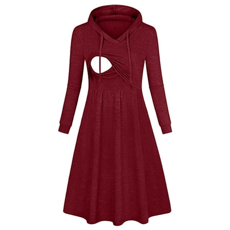 Tangnade Plus Size Maternity Dress Fashion Women Pregnant Maternity Nursing Solid Breastfeeding Summer
Tangnade Plus Size Maternity Dress Fashion Women Pregnant Maternity Nursing Solid Breastfeeding Summer