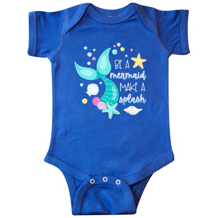 Inktastic Be a Mermaid Make a Splash Blue Mermaid Tail Gift Baby Boy or Baby Girl Bodysuit
Inktastic Be a Mermaid Make a Splash Blue Mermaid Tail Gift Baby Boy or Baby Girl Bodysuit