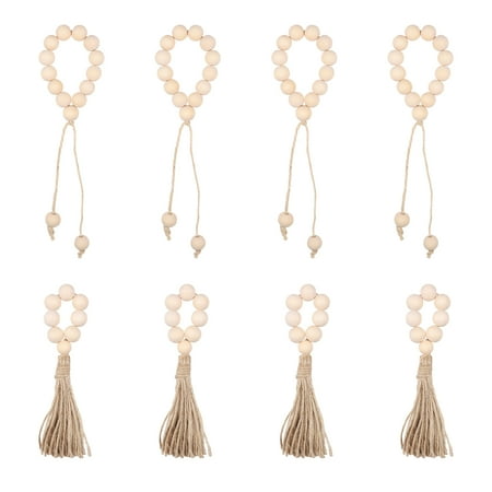 VOSAREA 8PCS Natural Wooden Bead Napkin Rings Table Ornament Wall Hanging Decor for Weddings Home Decoration
VOSAREA 8PCS Natural Wooden Bead Napkin Rings Table Ornament Wall Hanging Decor for Weddings Home Decoration