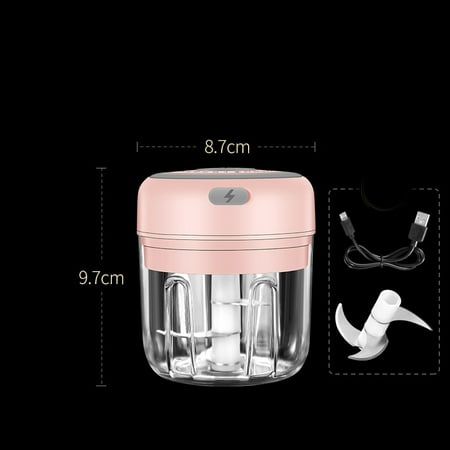 Toyella Wireless Mini Baby Food Supplement Electric Garlic Pulling Garlic Pressing Garlic Stirring Garlic Pink 250ml
Toyella Wireless Mini Baby Food Supplement Electric Garlic Pulling Garlic Pressing Garlic Stirring Garlic Pink 250ml
