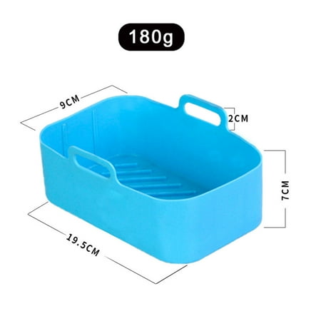 KongLyle Air Fryer Silicone Pot Square Heat Resistance Air Fryer Liner Oven Accessories(Blue)
KongLyle Air Fryer Silicone Pot Square Heat Resistance Air Fryer Liner Oven Accessories(Blue)