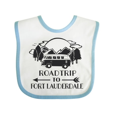 Inktastic Road Trip To Fort Lauderdale Gift Baby Boy or Baby Girl Bib