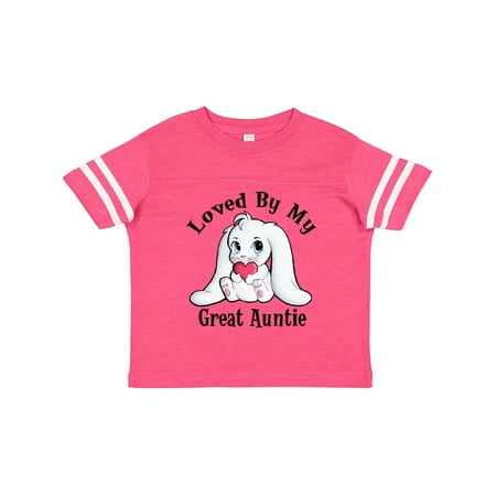 Inktastic Loved by My Great Auntie Bunny Rabbit Gift Toddler Boy or Toddler Girl T-Shirt
Inktastic Loved by My Great Auntie Bunny Rabbit Gift Toddler Boy or Toddler Girl T-Shirt