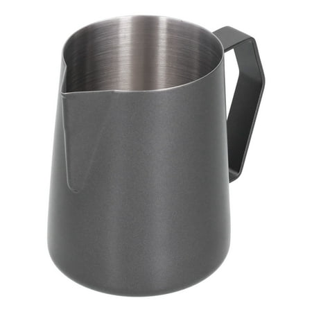 Frother Cup Black Pointed Mouth Frothing Pitcher Safe With Inner Scale For Kitchen For Home 350ML
Frother Cup Black Pointed Mouth Frothing Pitcher Safe With Inner Scale For Kitchen For Home 350ML