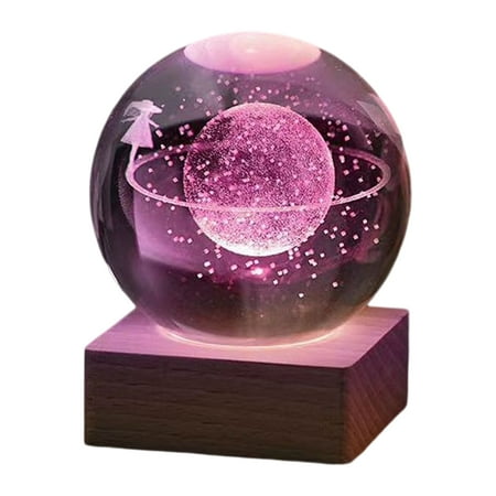 3D Crystal Ball Nightlight Decorative Glass Ball Lamp with LED Lighting Base Engraved Solar System Glass Ball Night Light Home Decoration Accessories Gift for Kids
3D Crystal Ball Nightlight Decorative Glass Ball Lamp with LED Lighting Base Engraved Solar System Glass Ball Night Light Home Decoration Accessories Gift for Kids