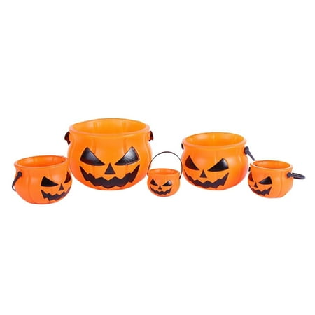 XQXCL Hot Sale 5 Piece Pumpkin Bucket Candy Bucket Plastic Candy Basket Bucket Party Decoration
XQXCL Hot Sale 5 Piece Pumpkin Bucket Candy Bucket Plastic Candy Basket Bucket Party Decoration