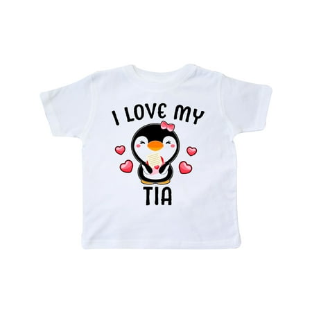 Inktastic I Love My Tia with Cute Penguin and Hearts Gift Toddler Toddler Girl T-Shirt
Inktastic I Love My Tia with Cute Penguin and Hearts Gift Toddler Toddler Girl T-Shirt