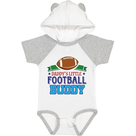 Inktastic Football Boys Daddys Little Football Buddy Gift Baby Boy Bodysuit