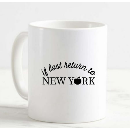 Coffee Mug If Lost Return To New York Big Apple Funny Home Native White Cup Funny Gifts for work office him her
Coffee Mug If Lost Return To New York Big Apple Funny Home Native White Cup Funny Gifts for work office him her